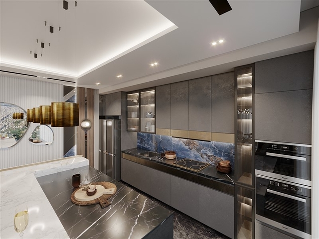 Вилла премиум-класса 4+1  в центре Алании