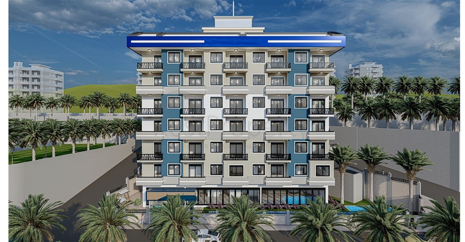 Продается квартира 1+1 в районе Махмутлар