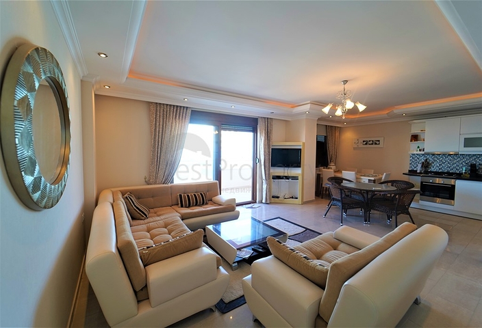 Меблированная квартира планировкой 2+1 в районе Махмутлар