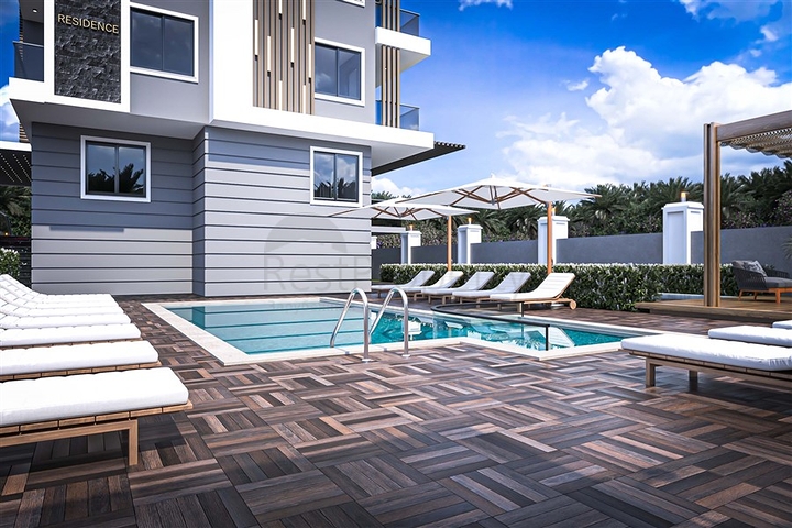 Новый жилой комплекс в 1 км от моря в районе Газипаша