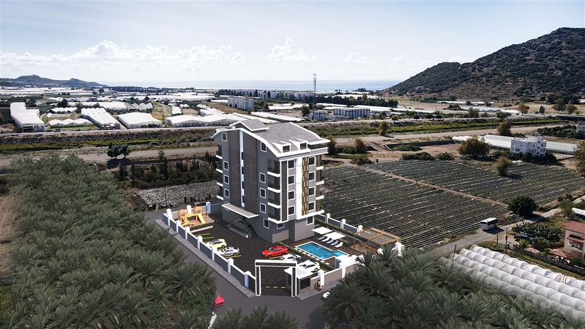 Новый жилой комплекс в 1 км от моря в районе Газипаша