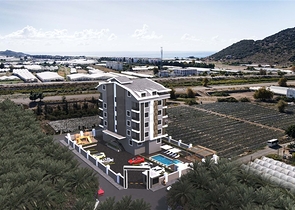 Новый жилой комплекс в 1 км от моря в районе Газипаша