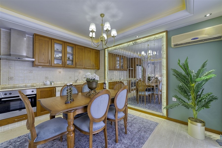 Апартаменты 2+1 на первой береговой в Махмутларе