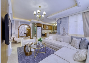 Апартаменты 2+1 на первой береговой в Махмутларе