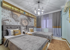 Апартаменты 2+1 на первой береговой в Махмутларе