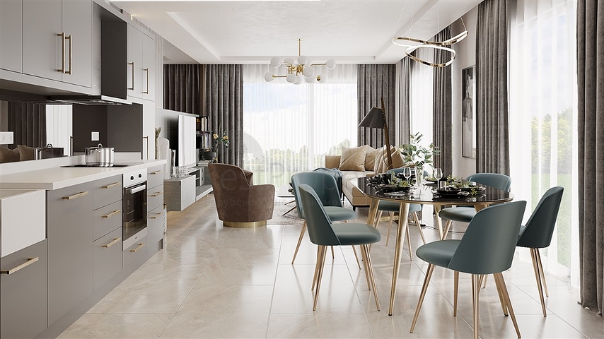 Комплекс из 5 вилл в районе Тюрклер