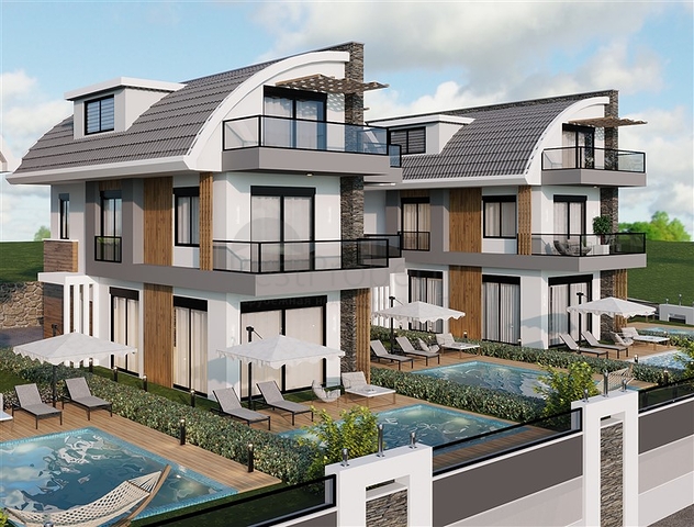 Комплекс из 5 вилл в районе Тюрклер