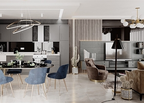 Комплекс из 5 вилл в районе Тюрклер