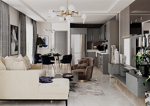 Комплекс из 5 вилл в районе Тюрклер