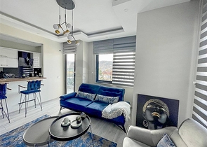 Квартира планировкой 2+1 в новом доме в центре Алании