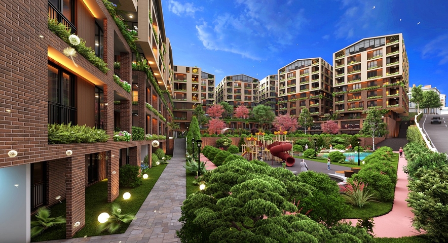 Окруженный зеленью масштабный проект в историческом центре