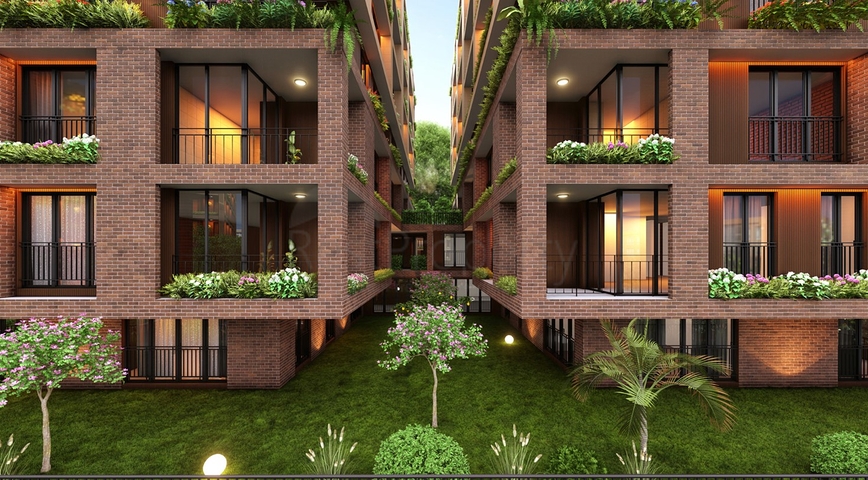 Окруженный зеленью масштабный проект в историческом центре