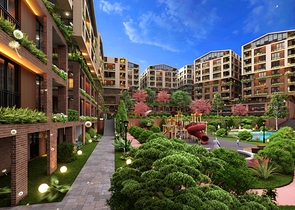 Окруженный зеленью масштабный проект в историческом центре