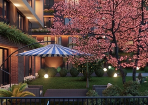 Окруженный зеленью масштабный проект в историческом центре