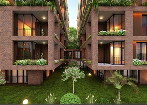 Окруженный зеленью масштабный проект в историческом центре