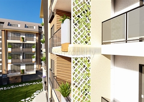 Проект на этапе строительства в районе Оба