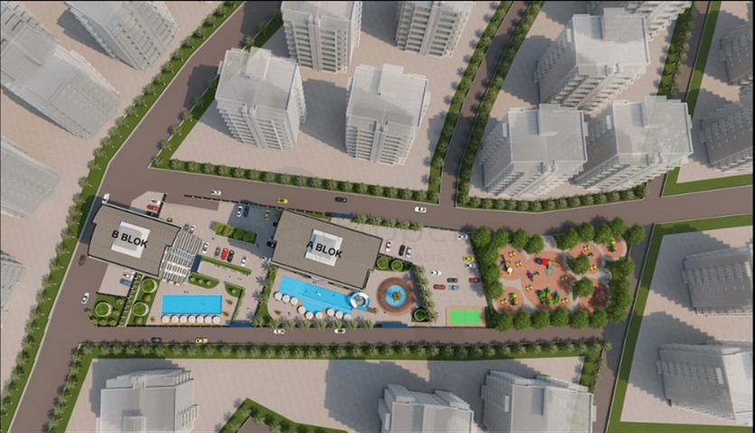 Апартаменты 1+1 в новом комплексе в Авсалларе