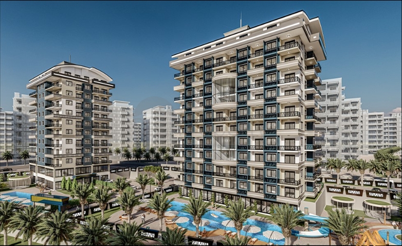 Апартаменты 1+1 в новом комплексе в Авсалларе