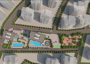 Апартаменты 1+1 в новом комплексе в Авсалларе