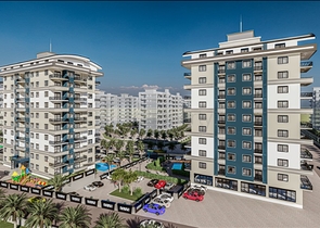 Апартаменты 1+1 в новом комплексе в Авсалларе