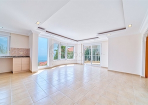 Трехкомнатная квартира с шикарным видом на Аланию