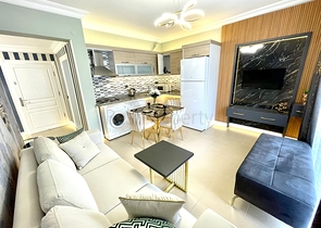 Стильная трехкомнатная квартира в европейском районе Оба