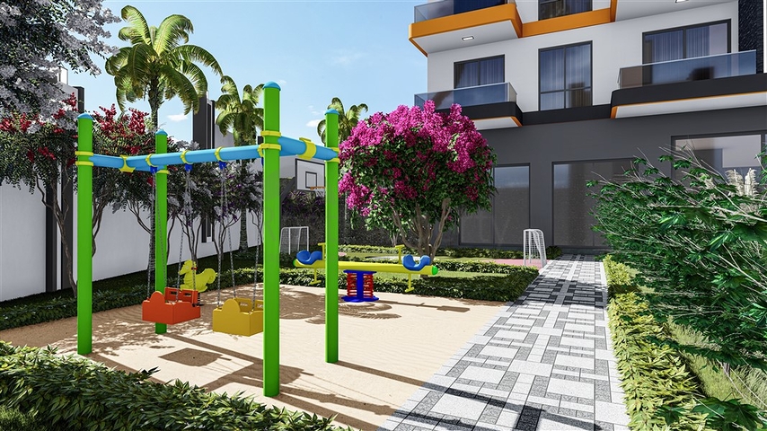 Квартира 1+1 в новом проекте в Авсалларе