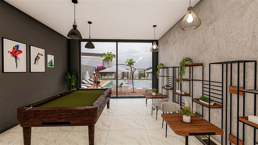 Квартира 1+1 в новом проекте в Авсалларе