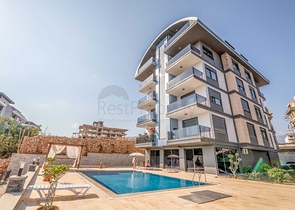 Двухкомнатная квартира в районе Оба