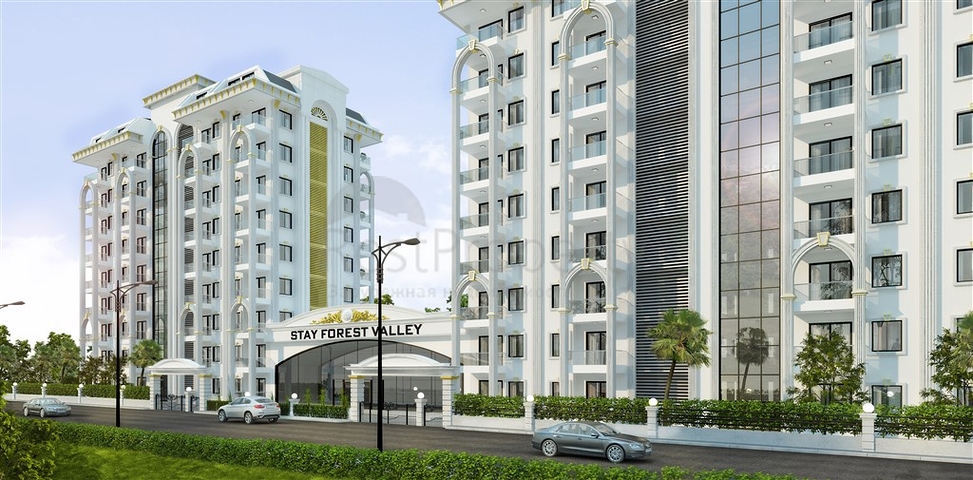 Уютная квартира 1+1 в экологичном районе Авсаллар