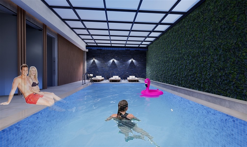 Просторная квартира в новом комплексе района Клеопатра