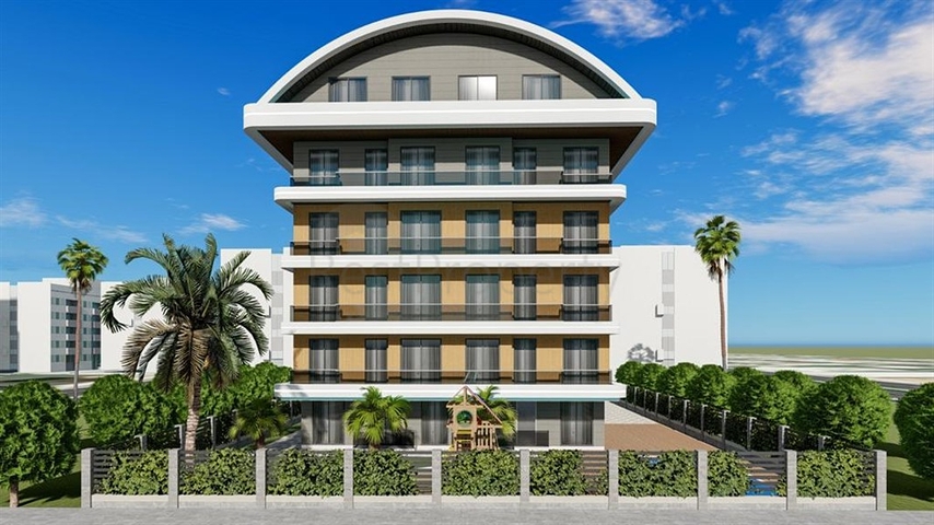 Новый проект в центре Алании в 350 м от моря 