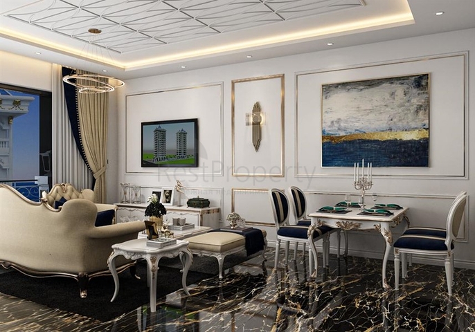 Новый проект в центре Алании в 350 м от моря 