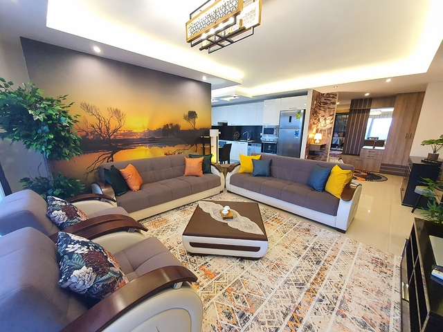 Квартира 2+1 c видом на море в районе Джикджилли