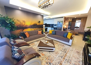 Квартира 2+1 c видом на море в районе Джикджилли