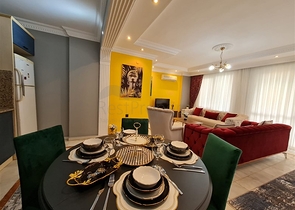 Просторная квартира 1+1 в 400 метрах от моря в районе Оба