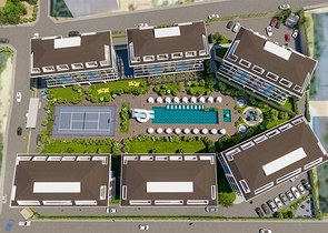 Двухкомнатная квартира в новом жилом комплексе с развитой инфраструктурой