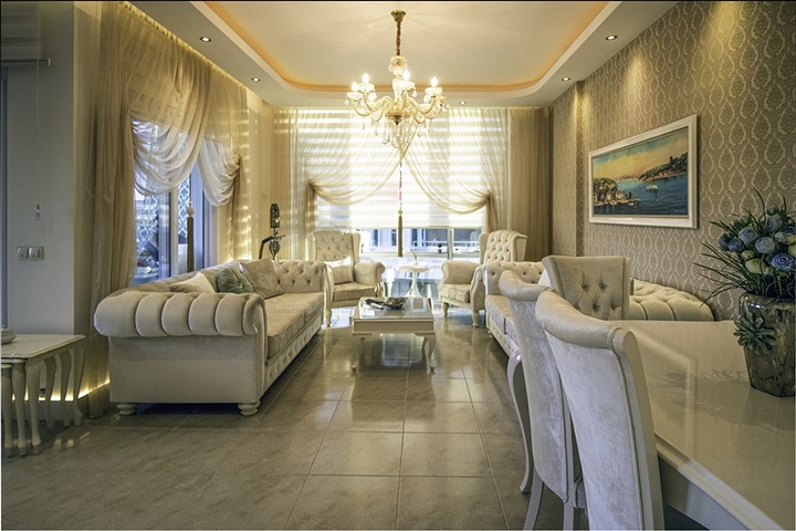 Трехкомнатная квартира в Махмутлар