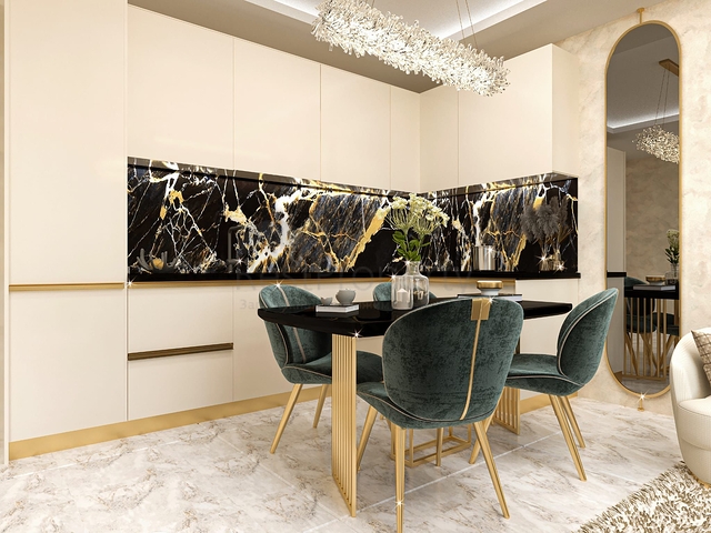 Трехкомнатная квартира в премиальном комплексе района Оба