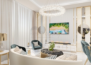 Трехкомнатная квартира в премиальном комплексе района Оба