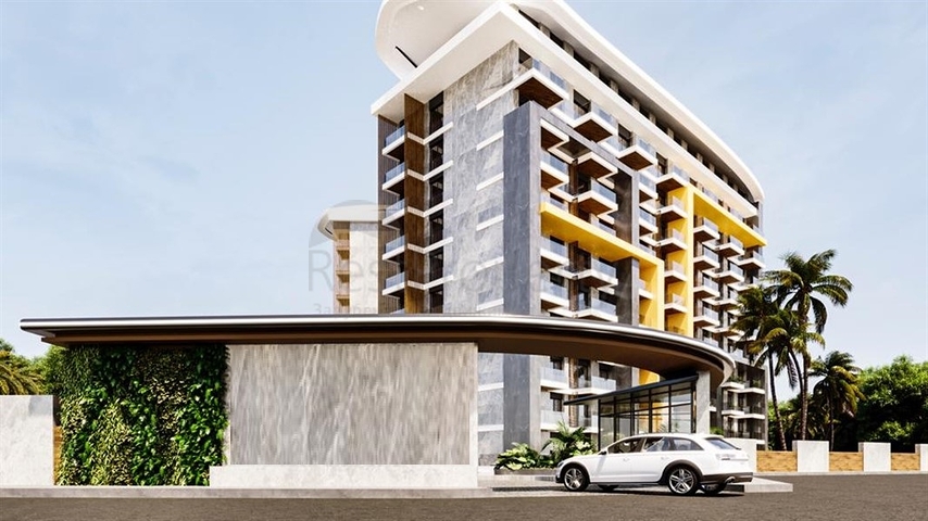 Новый проект с отельной инфраструктурой в Газипаша