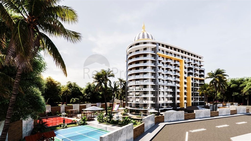 Новый проект с отельной инфраструктурой в Газипаша