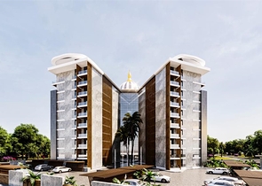 Новый проект с отельной инфраструктурой в Газипаша