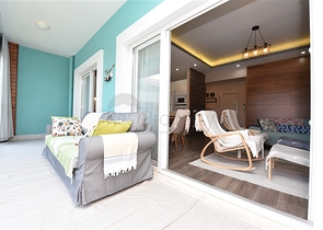 Меблированный пентхаус планировкой 2+1 в Обе