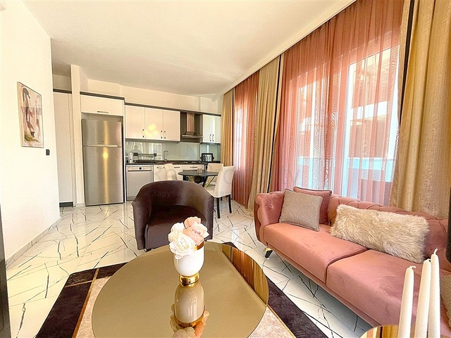 Уютная квартира 1+1 в районе Каргыджак