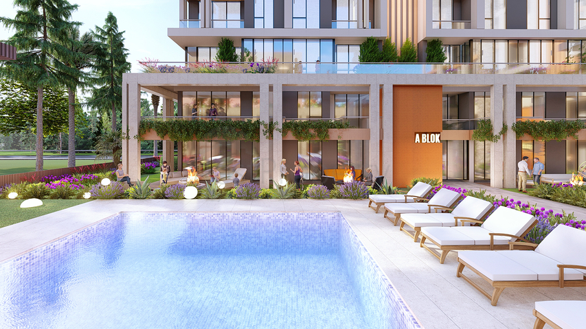 Инвестиционный проект на стадии котлована в районе Санджактепе