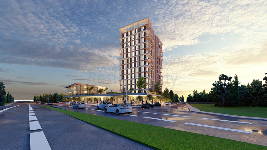 Инвестиционный проект на стадии котлована в районе Санджактепе