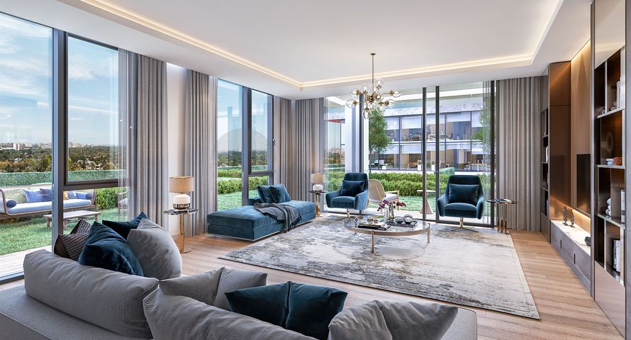 Инвестиционный проект на стадии котлована в районе Санджактепе