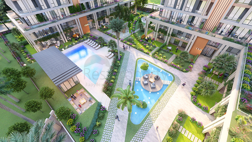 Инвестиционный проект на стадии котлована в районе Санджактепе