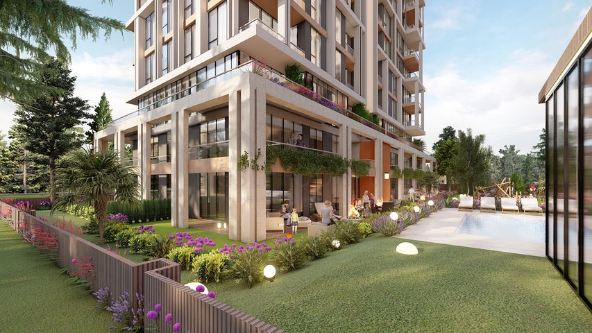 Инвестиционный проект на стадии котлована в районе Санджактепе